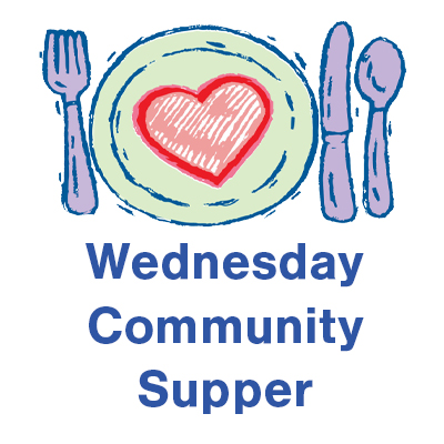 Wednesday community supper free hot meal food insecurity