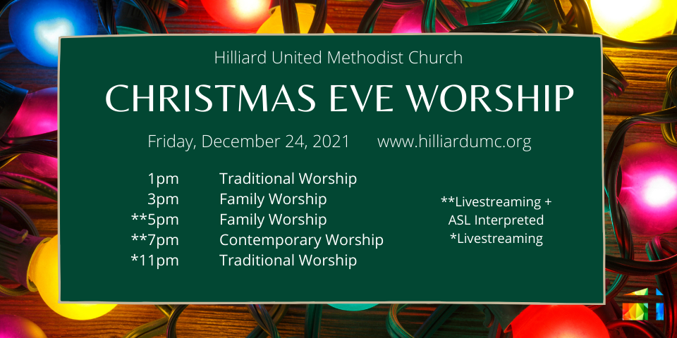 Christmas Eve 2021 worship times