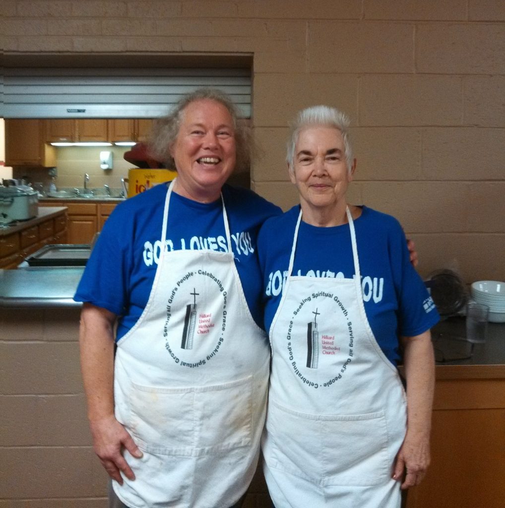 Beth Latella Louann Liming Wednesday Community Supper