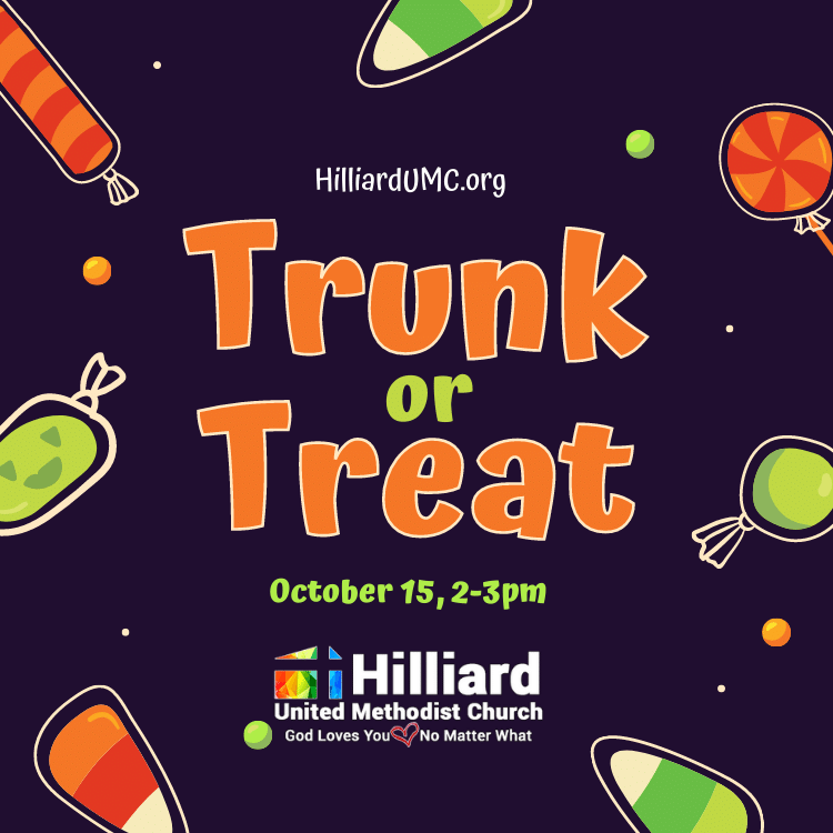 Trunk or Treat Halloween children kids candy