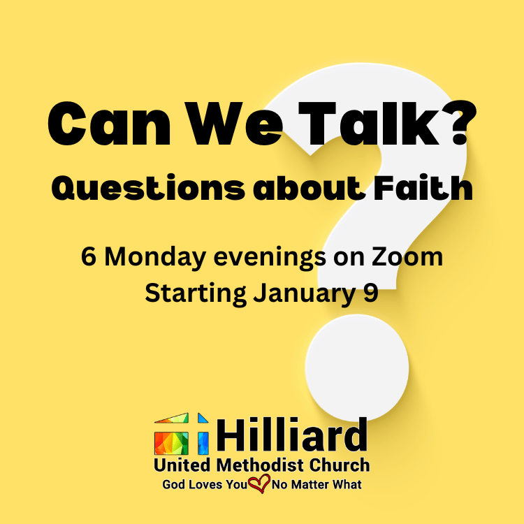 Can we talk adult class questions faith zoom