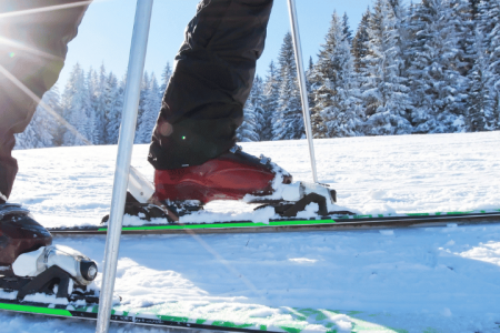 skiing encouragement encourage holding tension