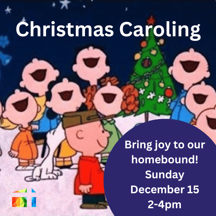Christmas caroling to homebound
