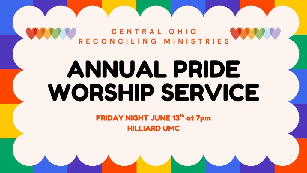 Pride Worship Service, Central Ohio Reconciling Ministries